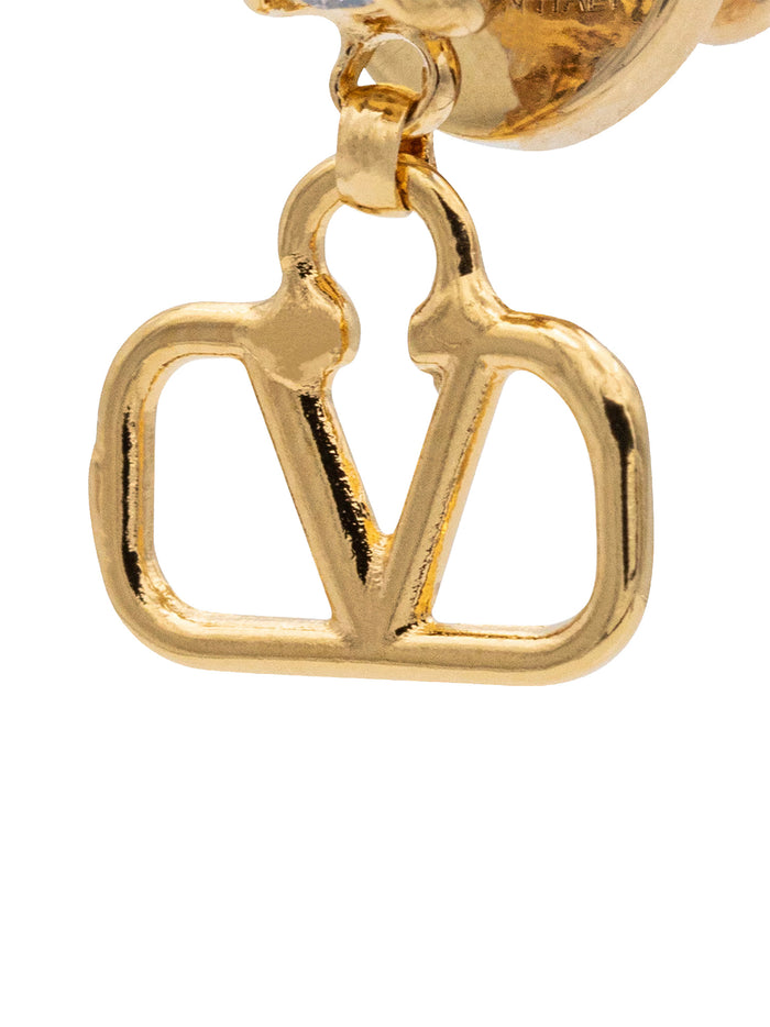 Valentino Garavani Bijoux Gold/crystal Brass