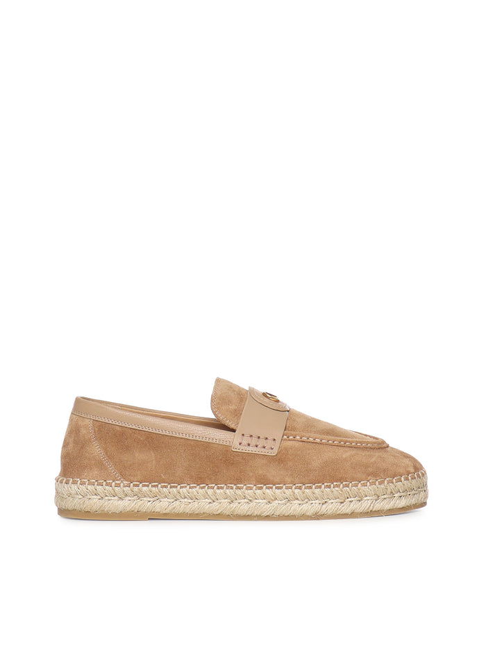 Valentino Garavani Flat shoes Brown Calfskin