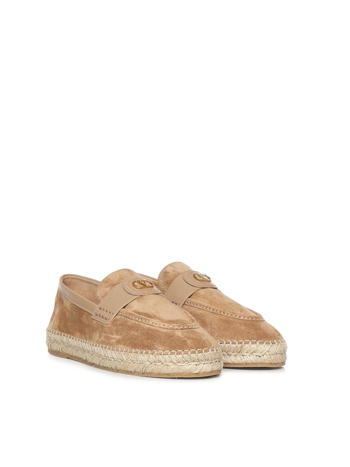Valentino Garavani Flat shoes Brown Calfskin