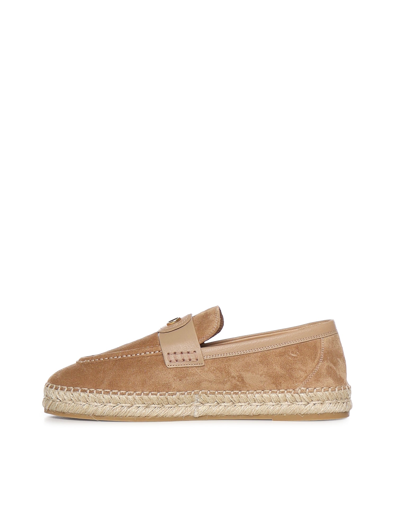 Valentino Garavani Flat shoes Brown Calfskin