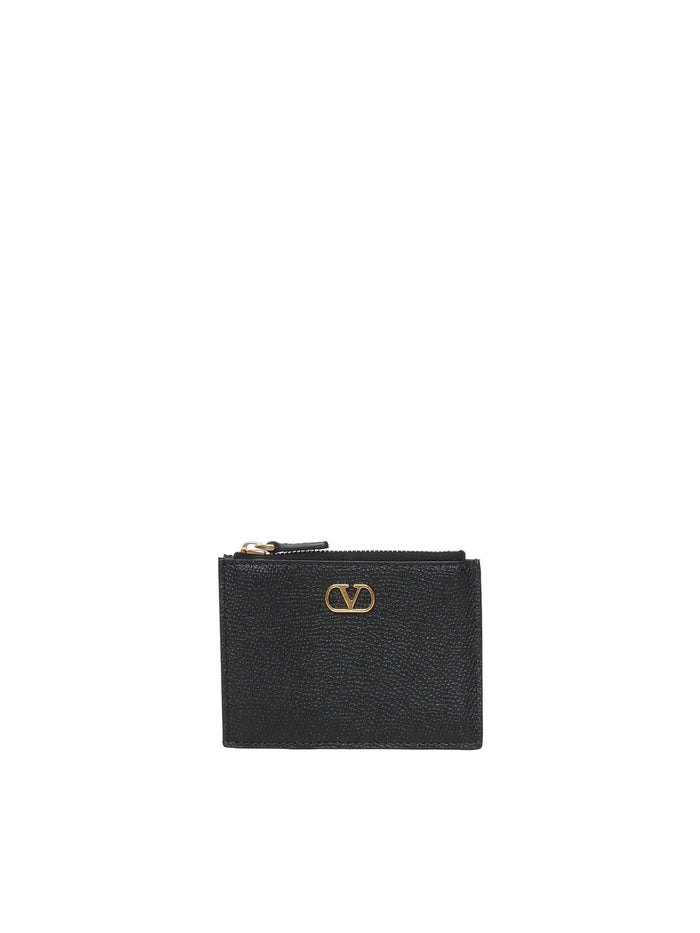 Valentino Garavani Wallets Black Calfskin