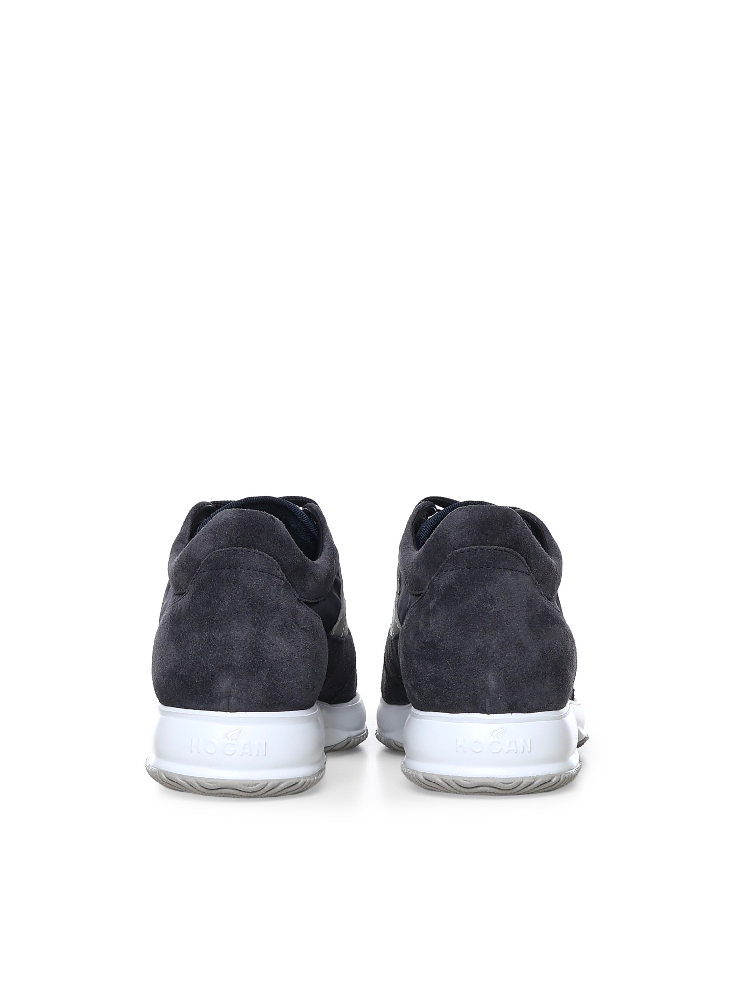 Hogan Sneakers Blue Suede