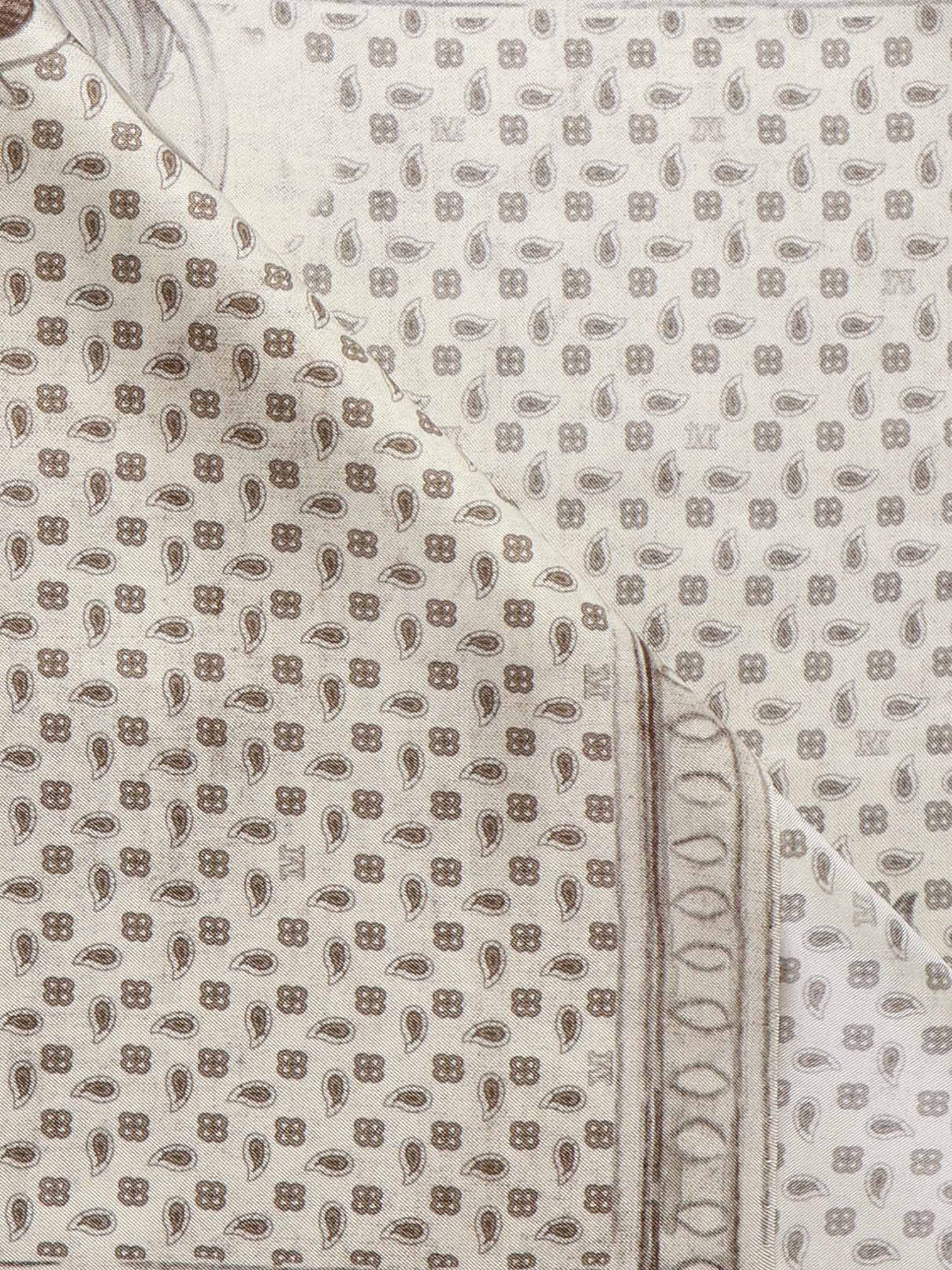 Max Mara Scarfs White Silk