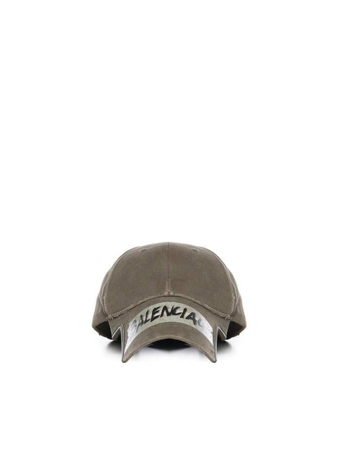 Balenciaga Hats Khaki Cotton