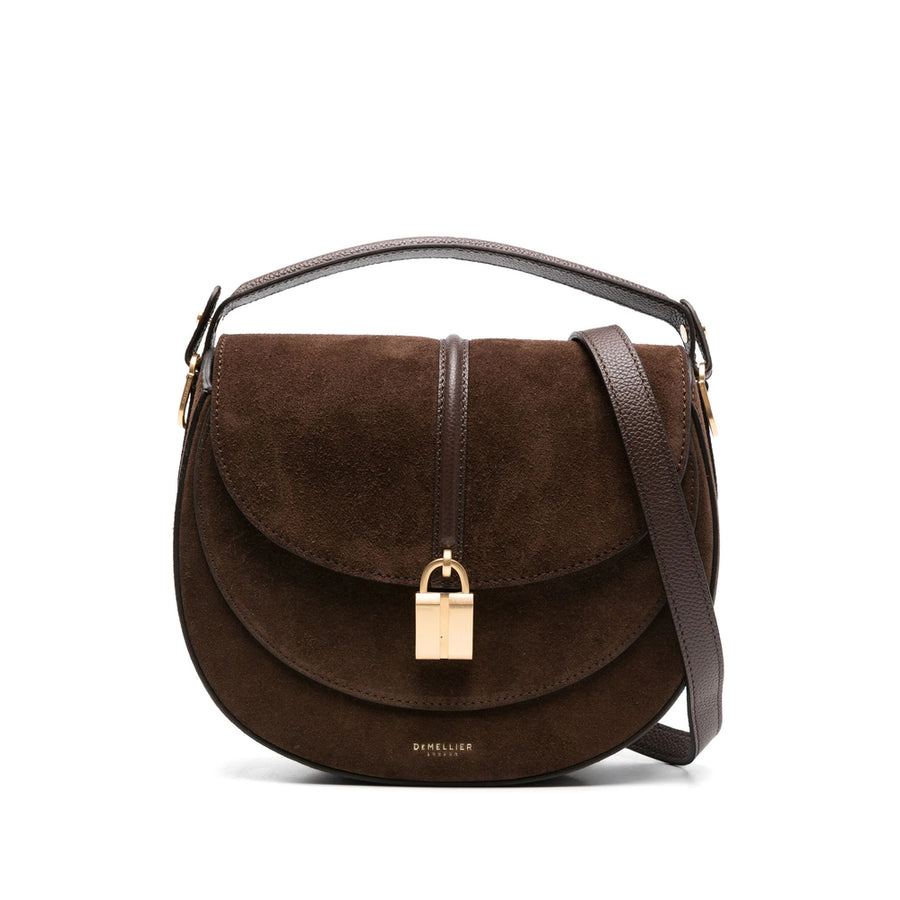 Tote Bag Siena Saddle Suede Brown