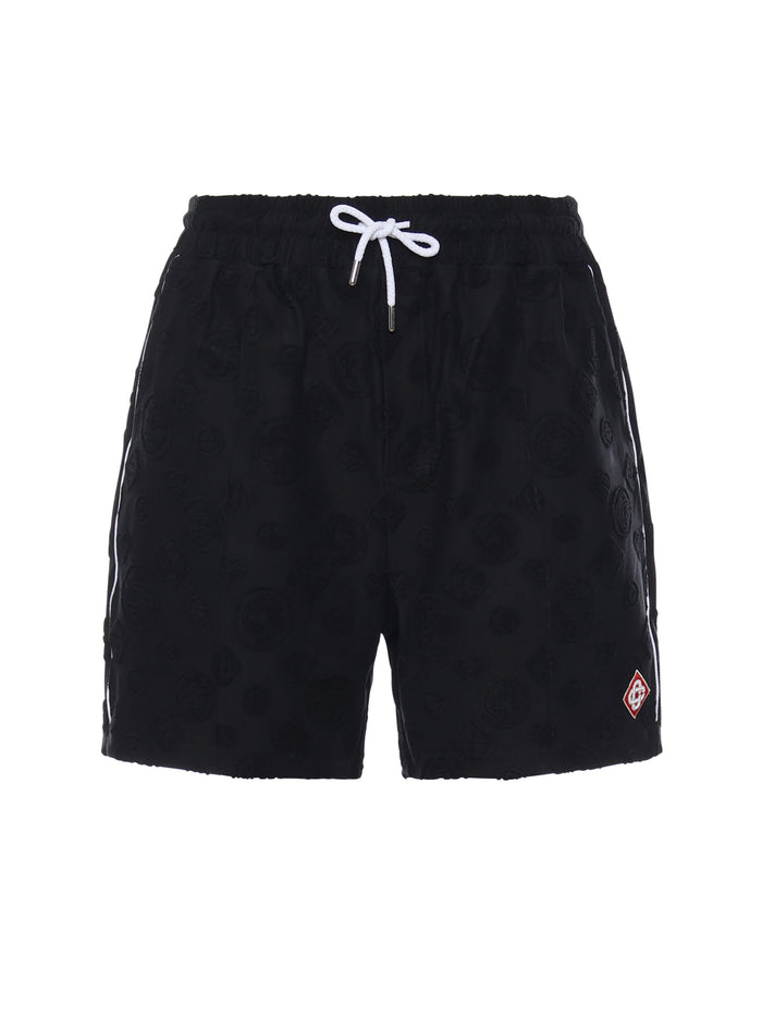 Casablanca Shorts Black Cotton