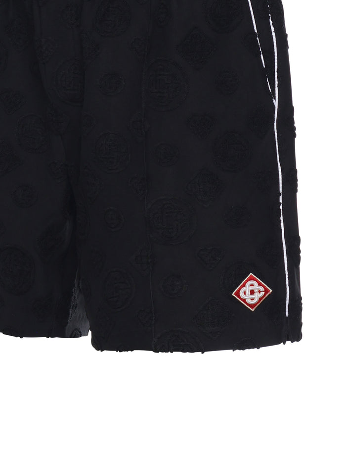 Casablanca Shorts Black Cotton