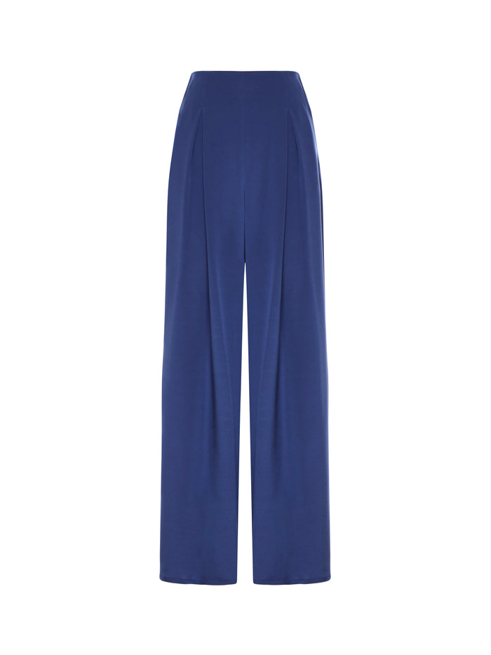 Max Mara RTW Blue Silk