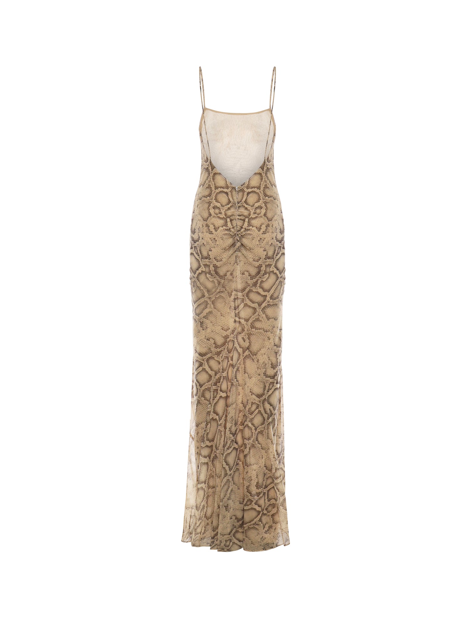 THE ANDAMANE Dresses Natural Python Polyester