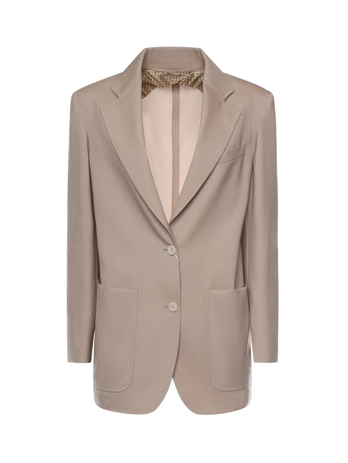 Max Mara Jackets Moss Green Virgin Wool