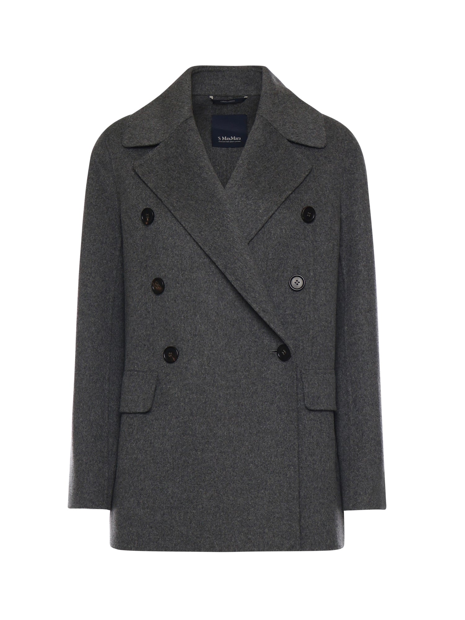 S Max Mara Jackets Pearl Gray Virgin Wool