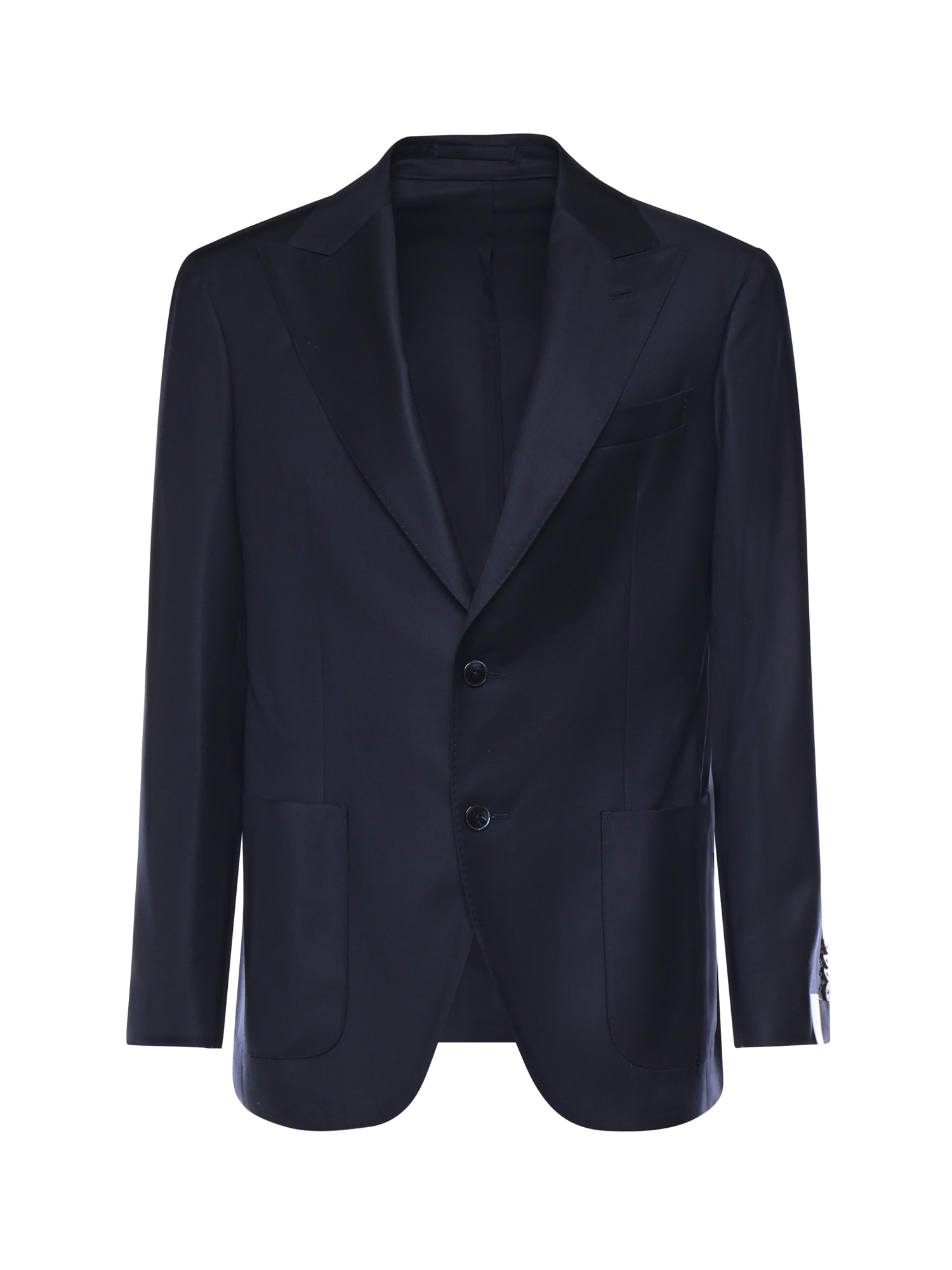 Luigi Bianchi Jackets Blue Virgin Wool