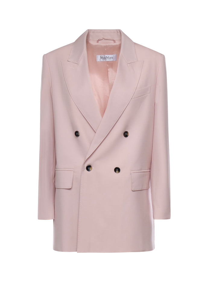 Max Mara Jackets Beige Pink Virgin Wool