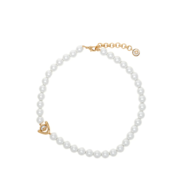 Pendant Necklace Gold-White Gold/white Brass Necklaces