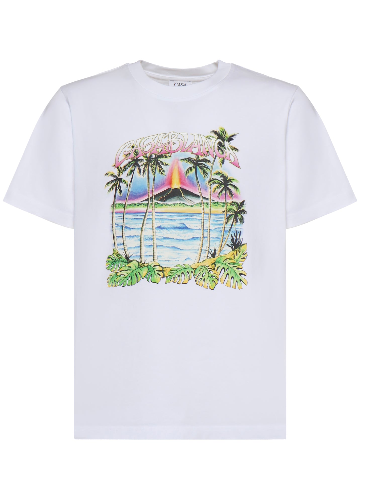 Casablanca T-shirts and Polos White Organic Cotton