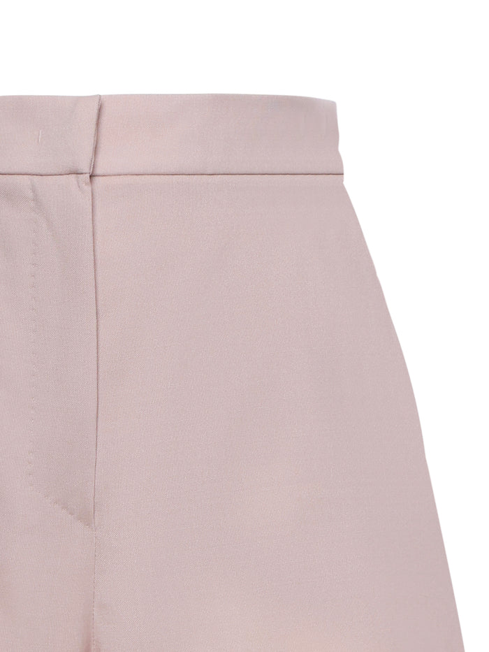 Max Mara Shorts Beige Pink Virgin Wool