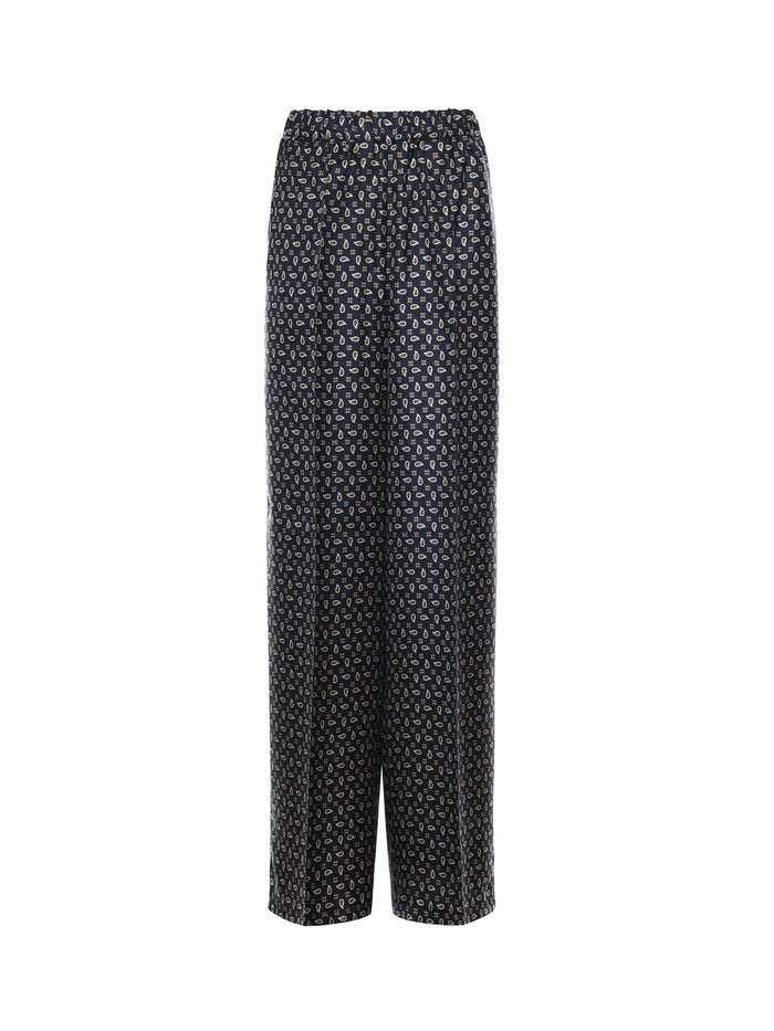 Max Mara RTW Blue Silk