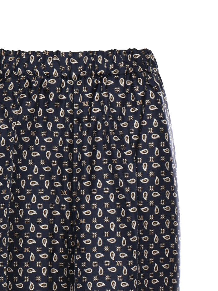 Max Mara RTW Blue Silk
