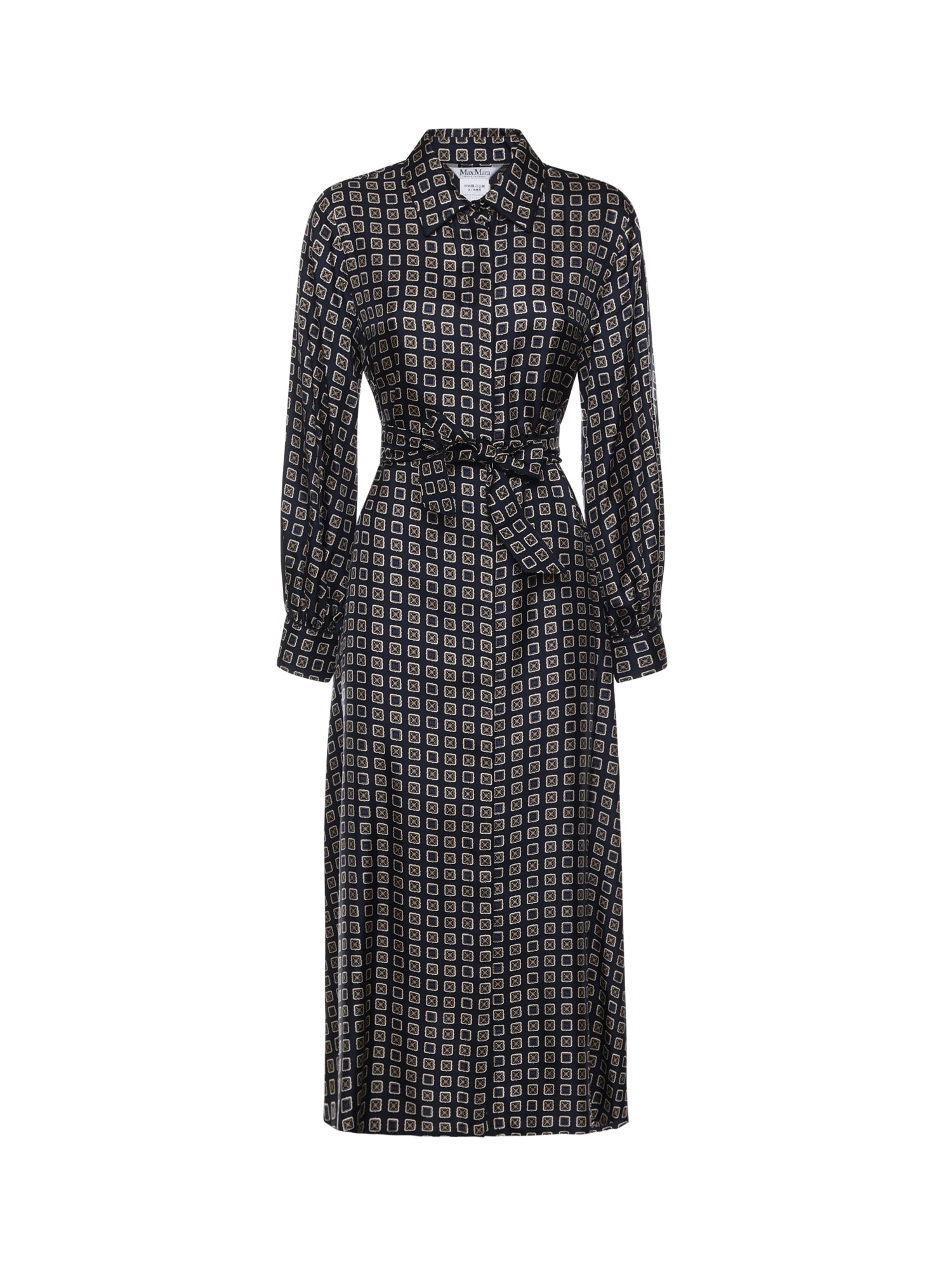Max Mara Dresses Blue Silk