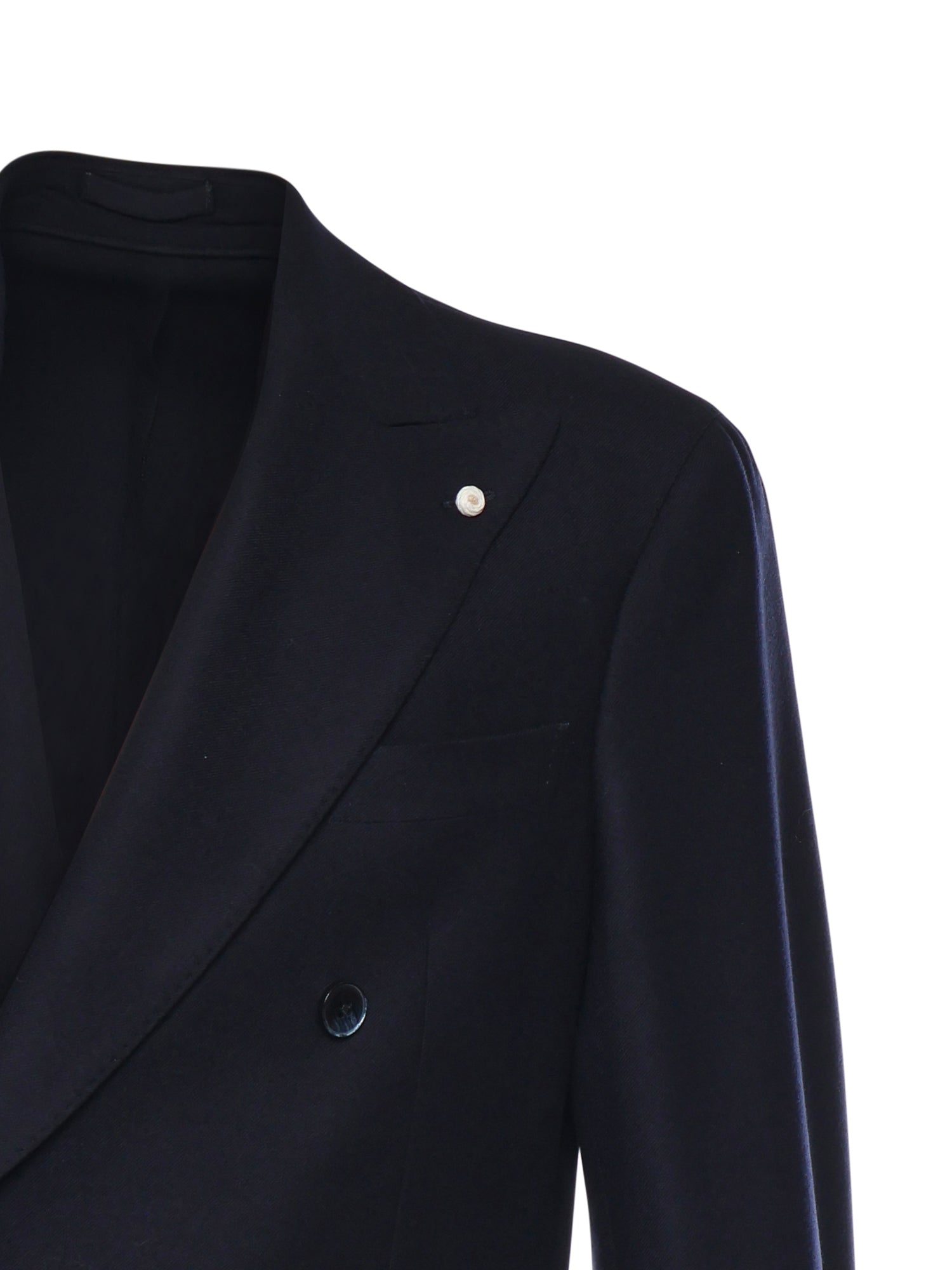 Luigi Bianchi Jackets Blue Virgin Wool