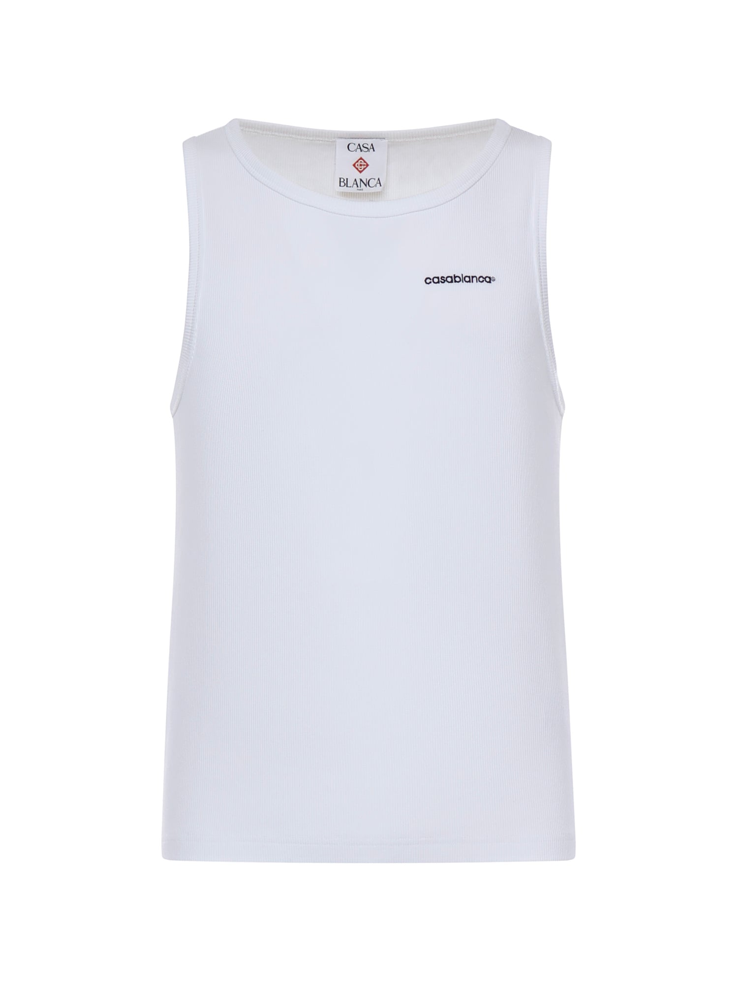 Casablanca T-shirts and Polos White Organic Cotton