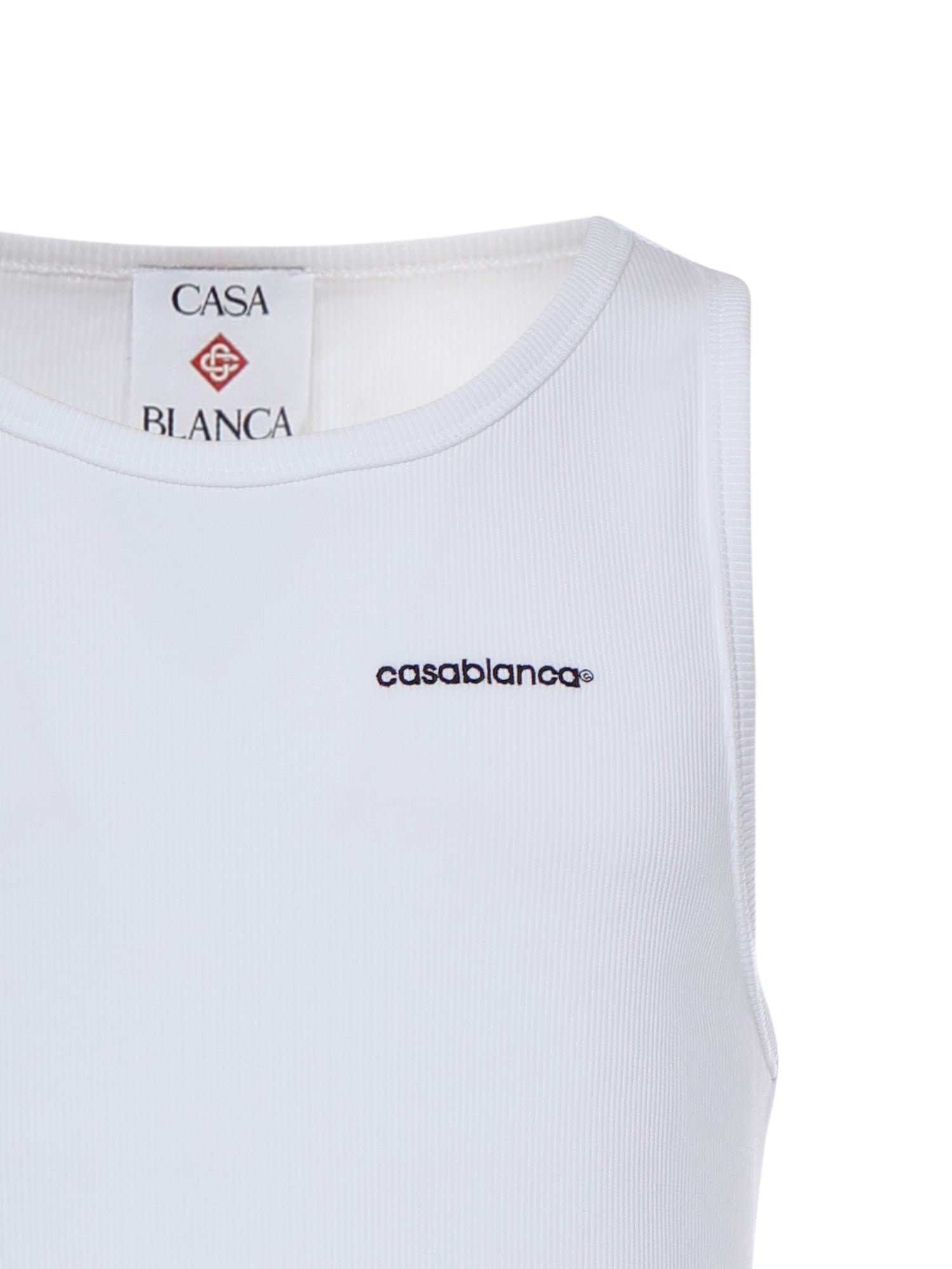 Casablanca T-shirts and Polos White Organic Cotton