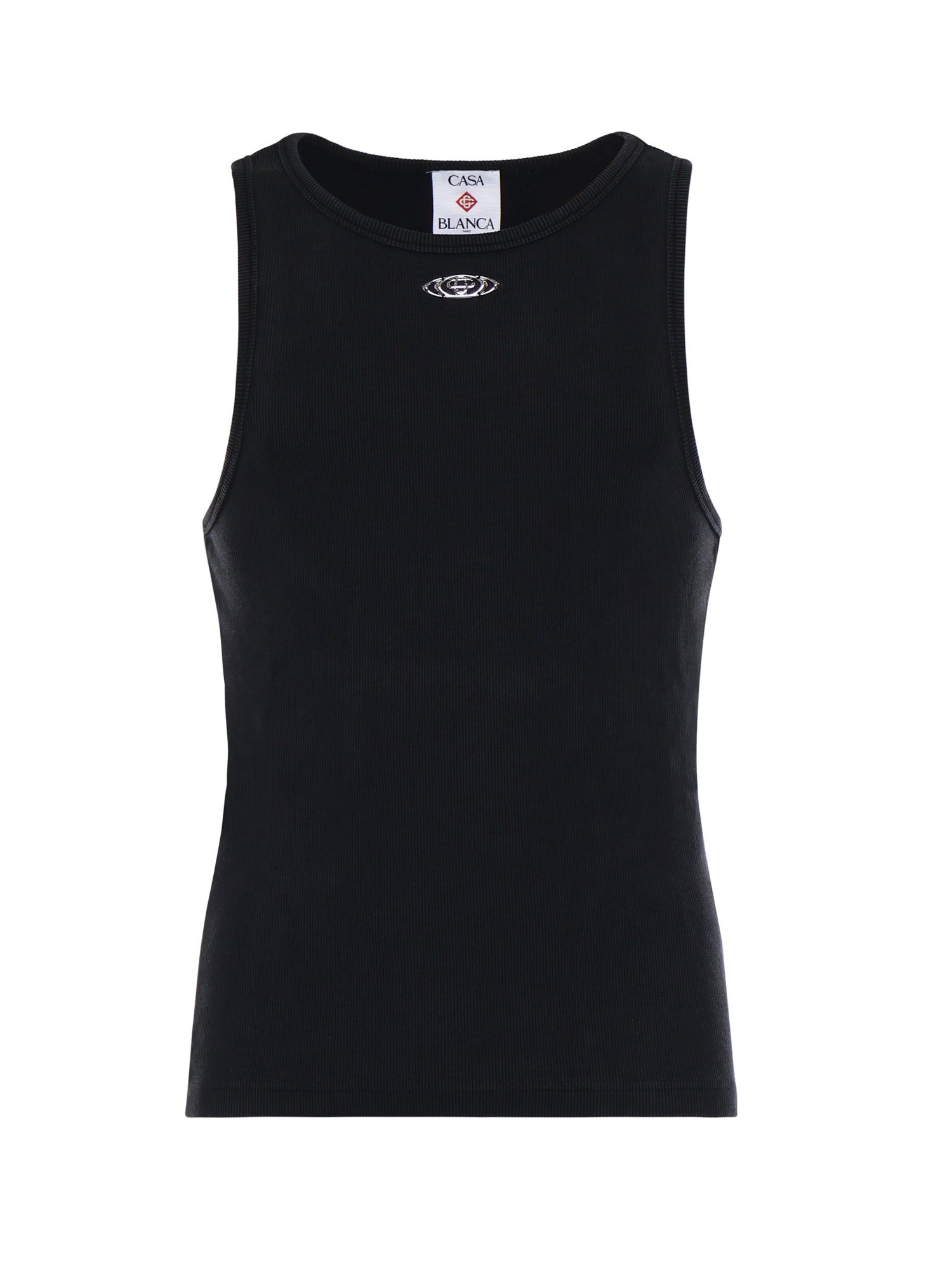 Casablanca T-shirts and Polos Black Organic Cotton