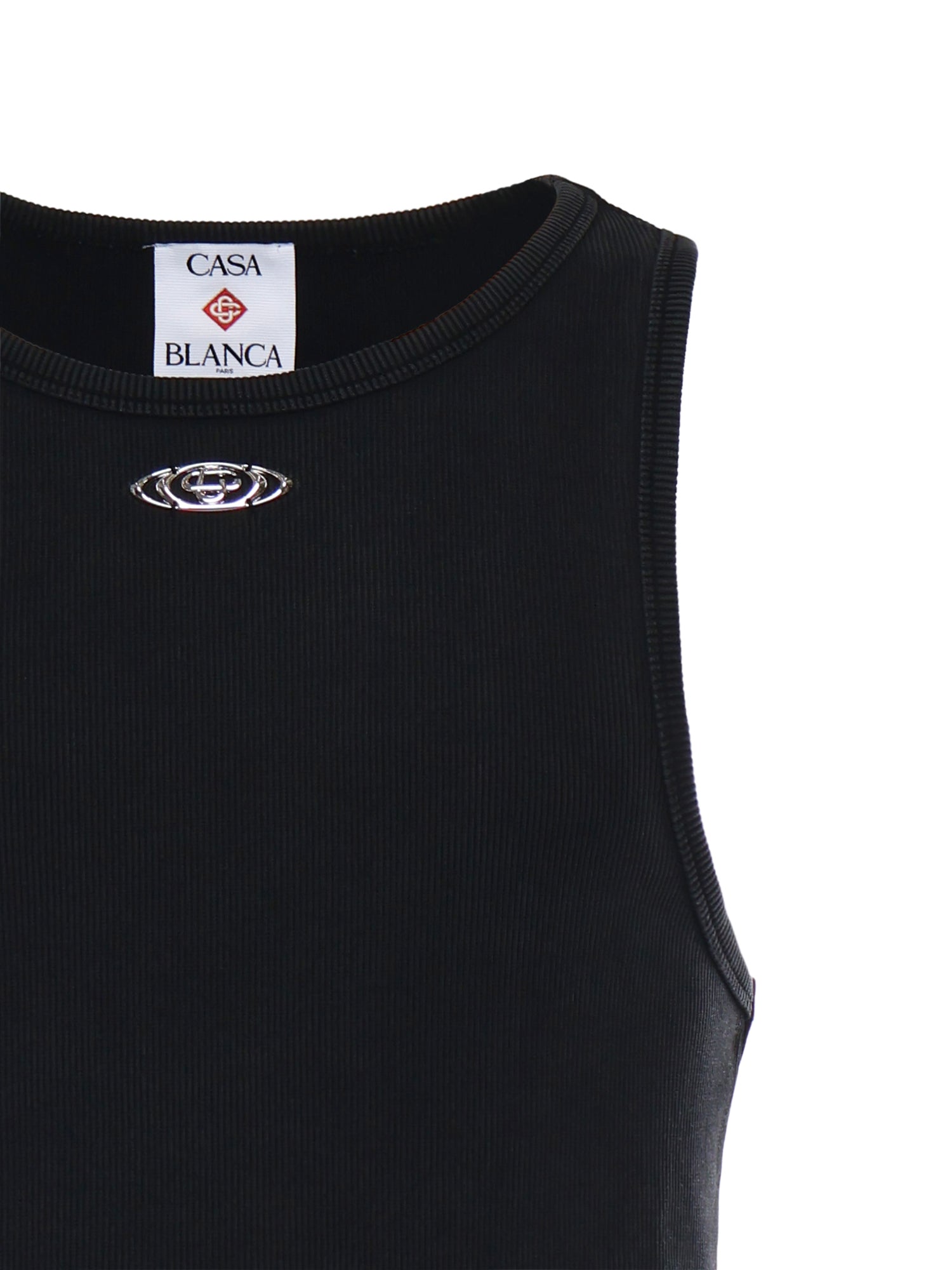 Casablanca T-shirts and Polos Black Organic Cotton