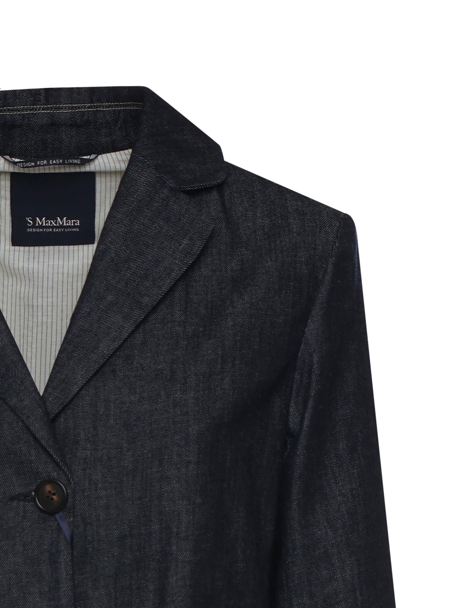 S MAX MARA Jackets Blue Cotton