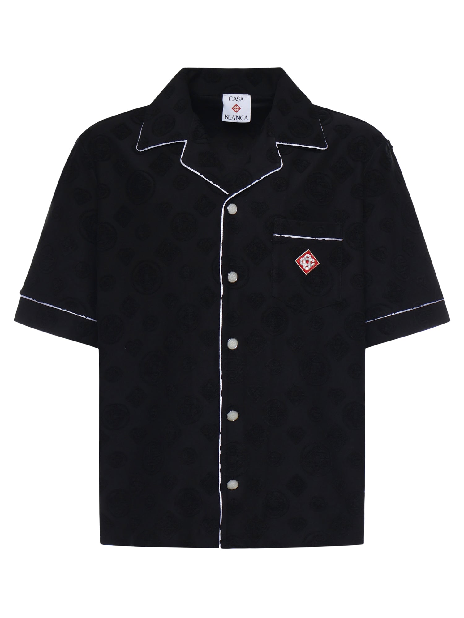 Casablanca Shirts Black Cotton