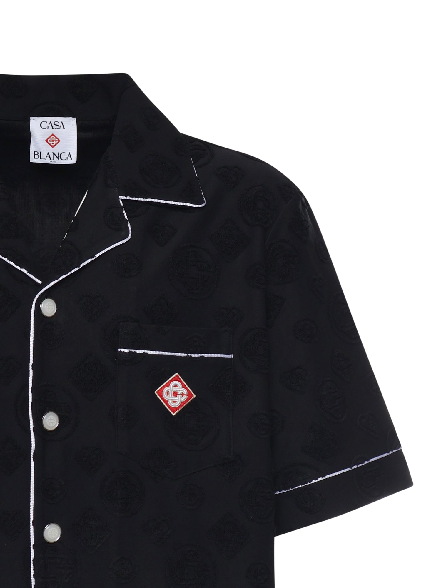 Casablanca Shirts Black Cotton
