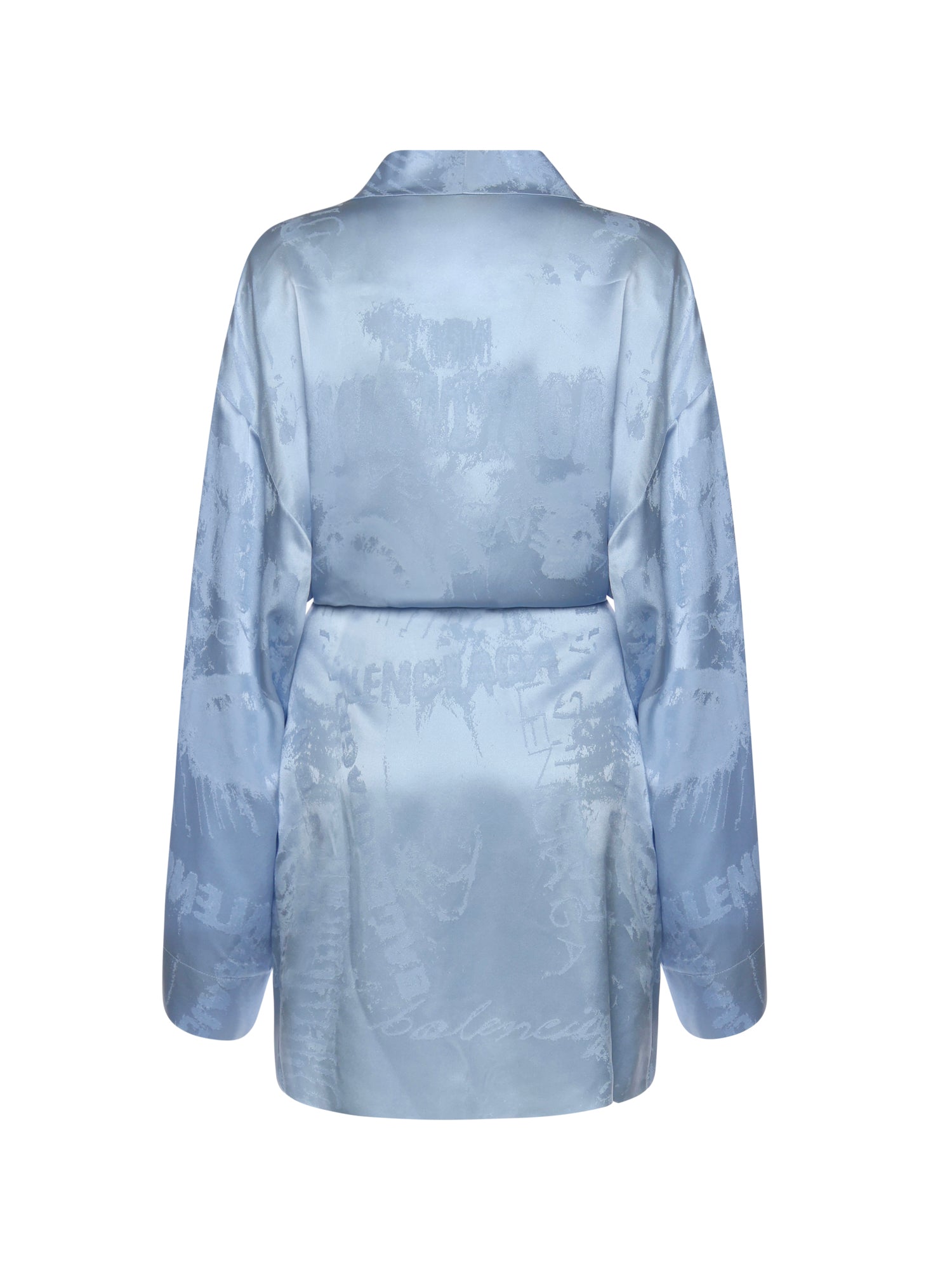 Balenciaga Dresses Blue Silk
