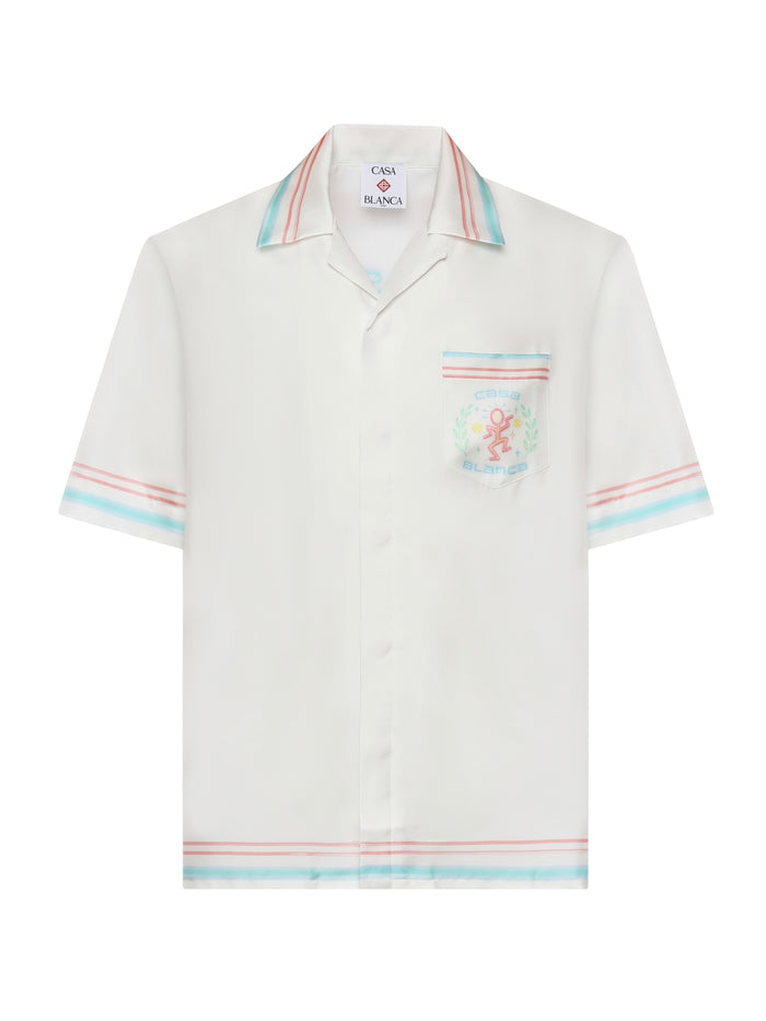 Casablanca Shirts White Silk