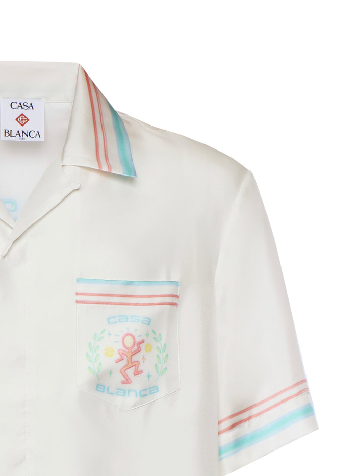 Casablanca Shirts White Silk