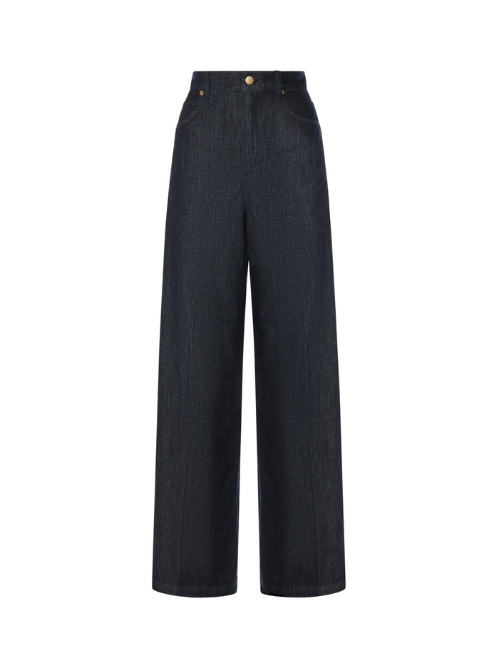 S MAX MARA Jeans Blue Cotton