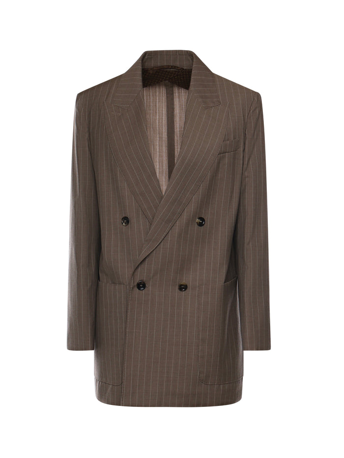 Max Mara Jackets Hazelnut Virgin Wool