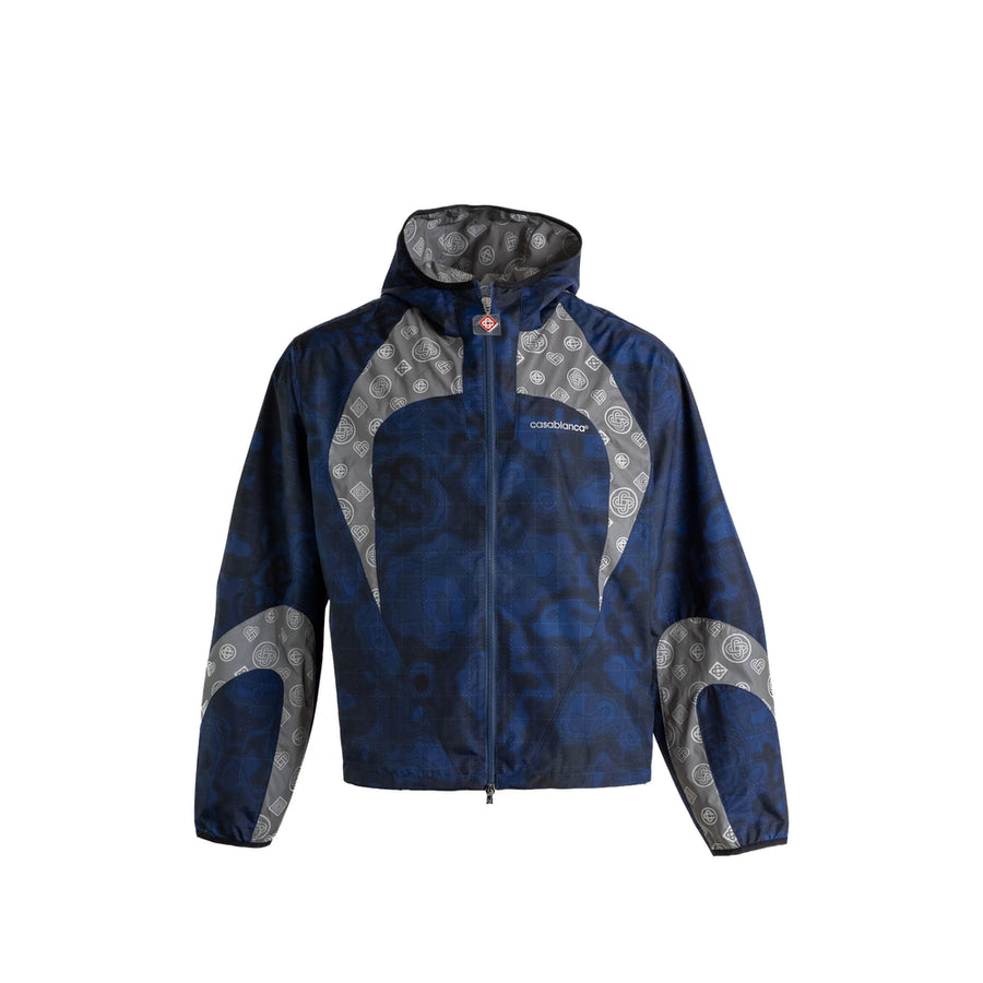 Jacket Heat Map Blue Polyester