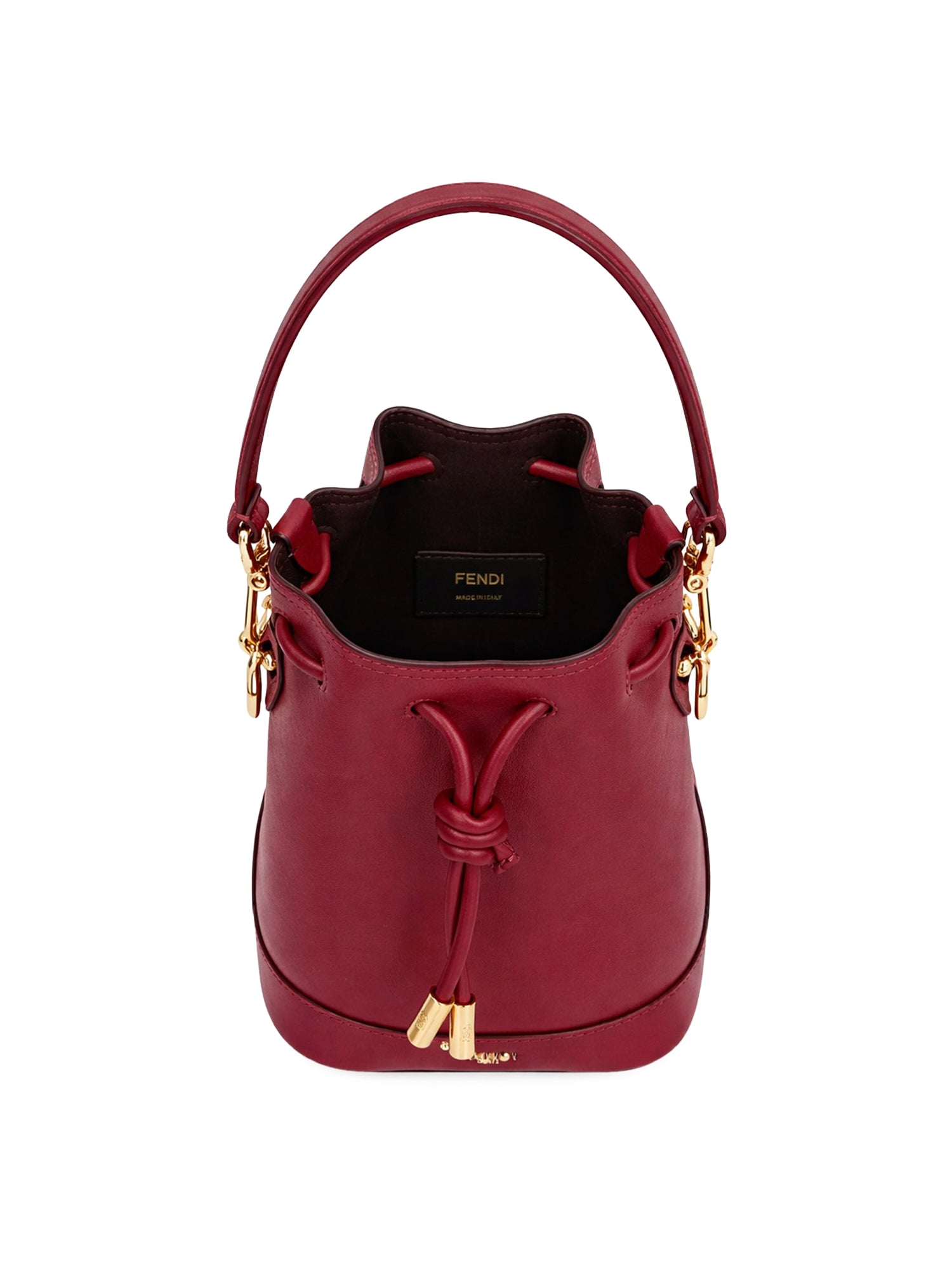 Fendi Bags Dark Red Calfskin
