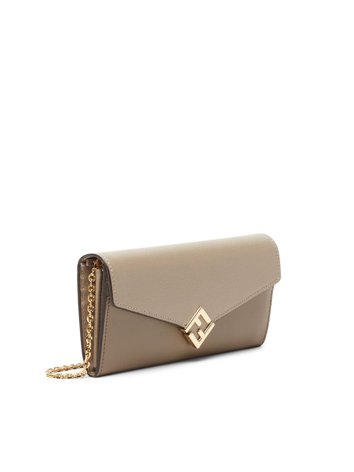 Fendi Wallets Grey Calfskin