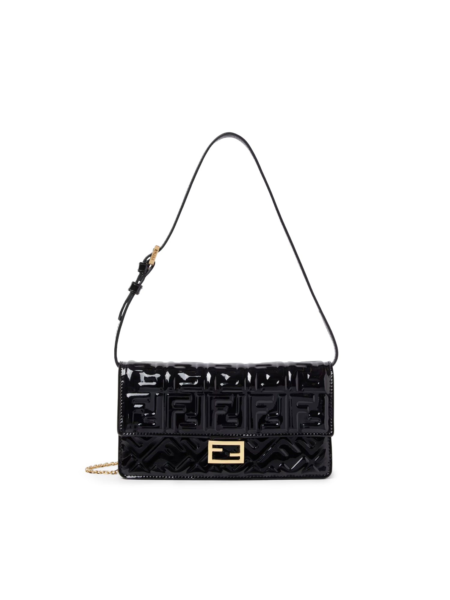 Fendi Wallets Black Patent Leather