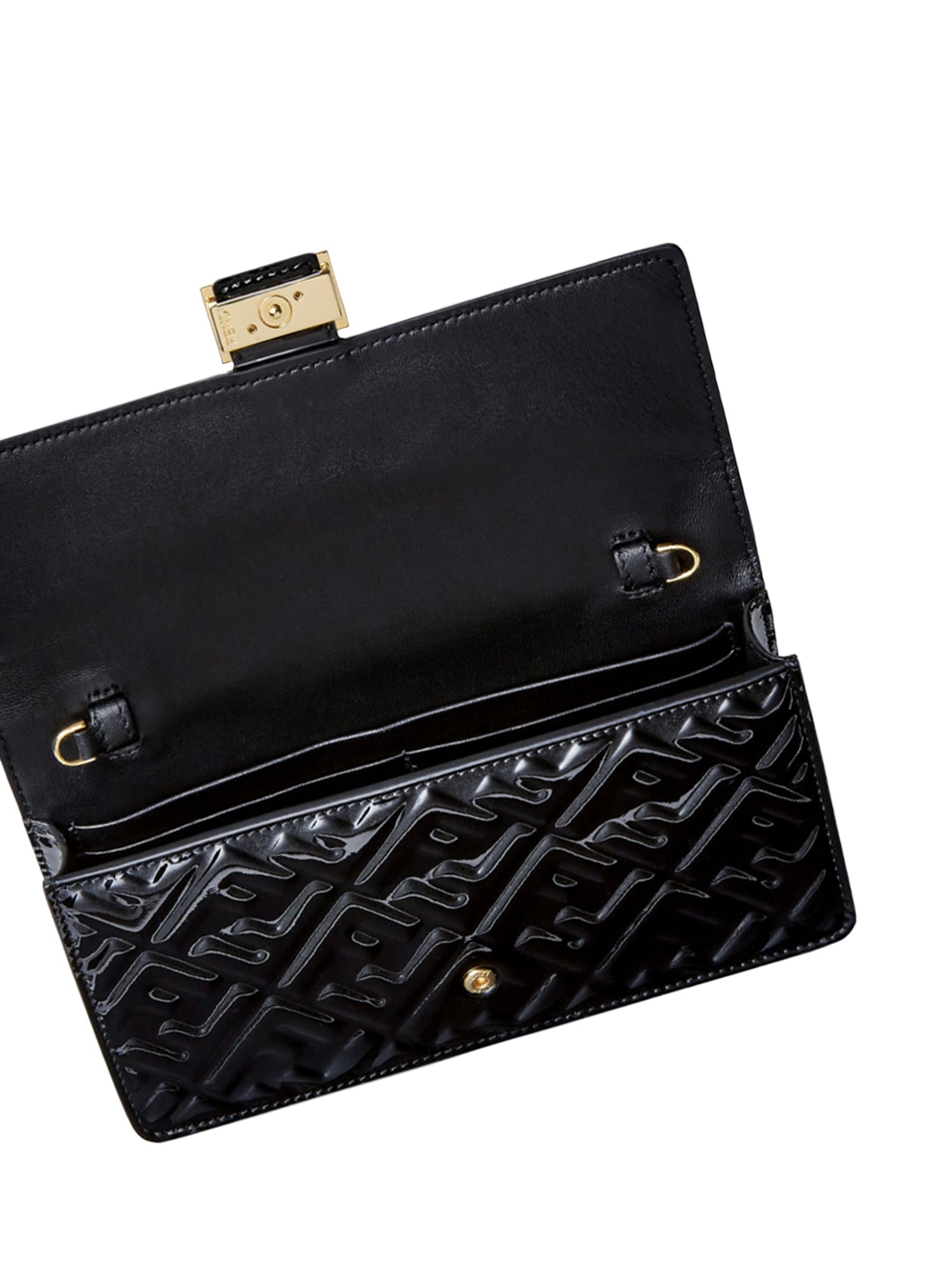 Fendi Wallets Black Patent Leather