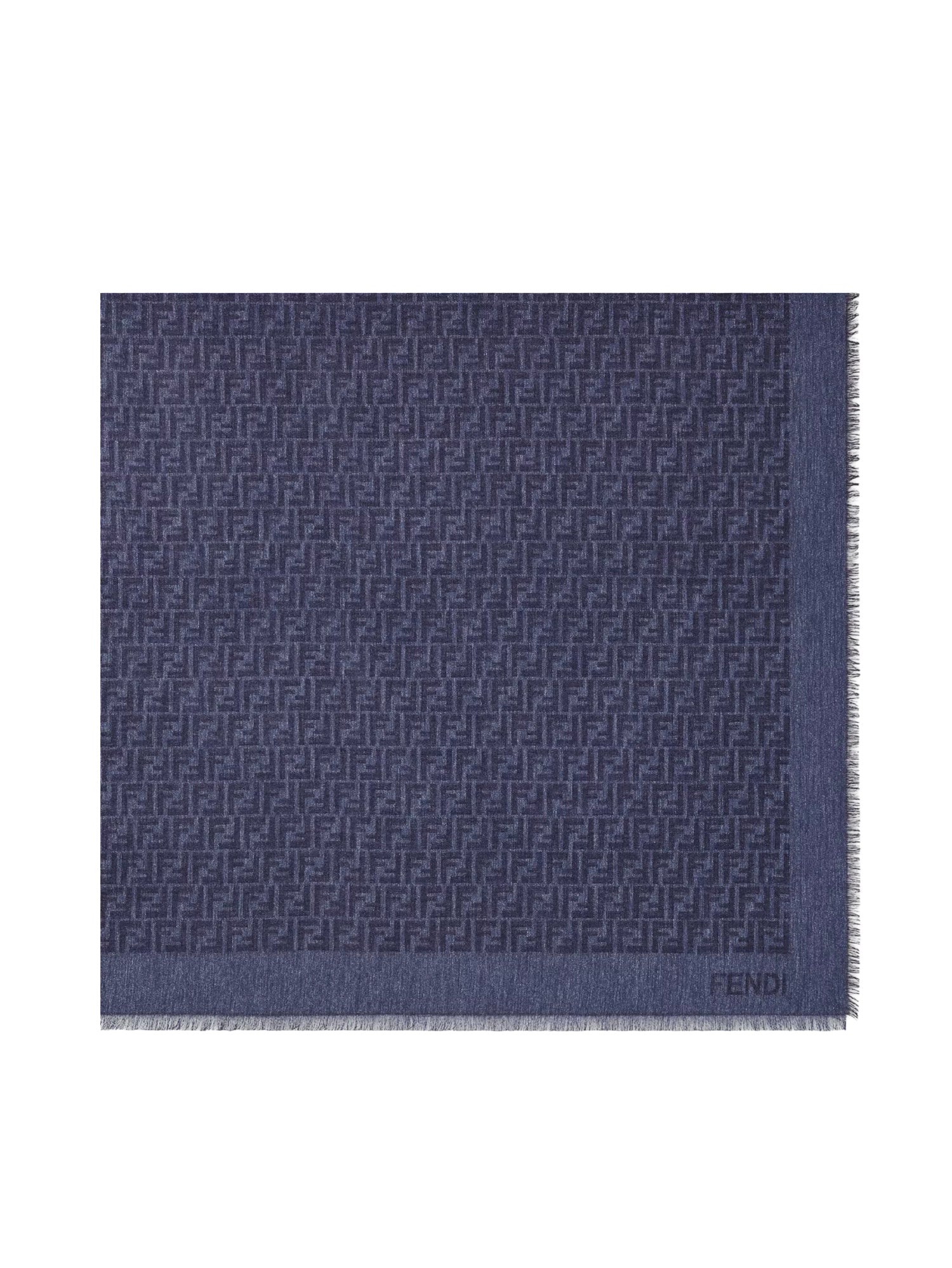 Fendi Scarfs Blue Cotton