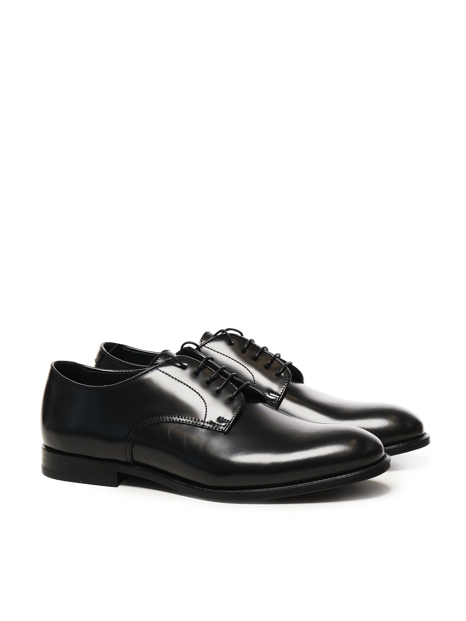Doucals Flat shoes Black Calfskin