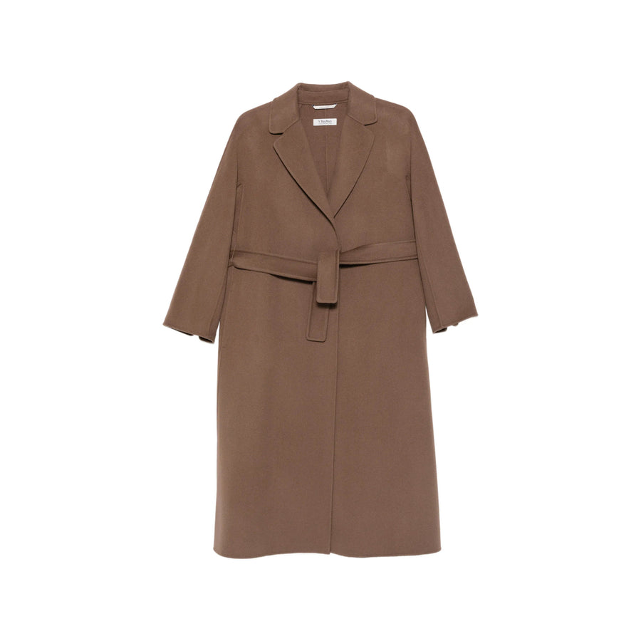 Coat Virgin Wool Brown