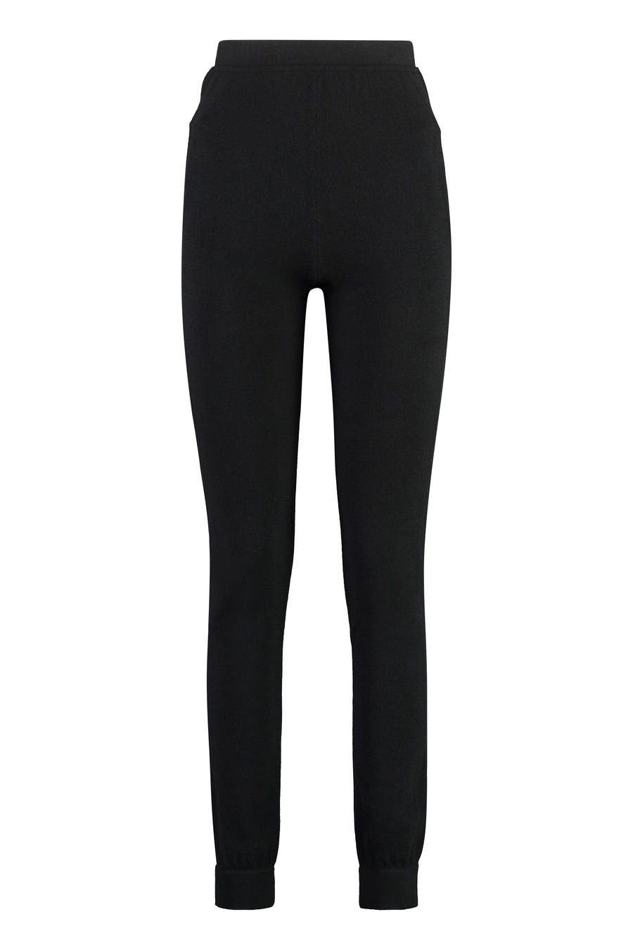 Saint Laurent Cashmere Trousers Black Track Pants