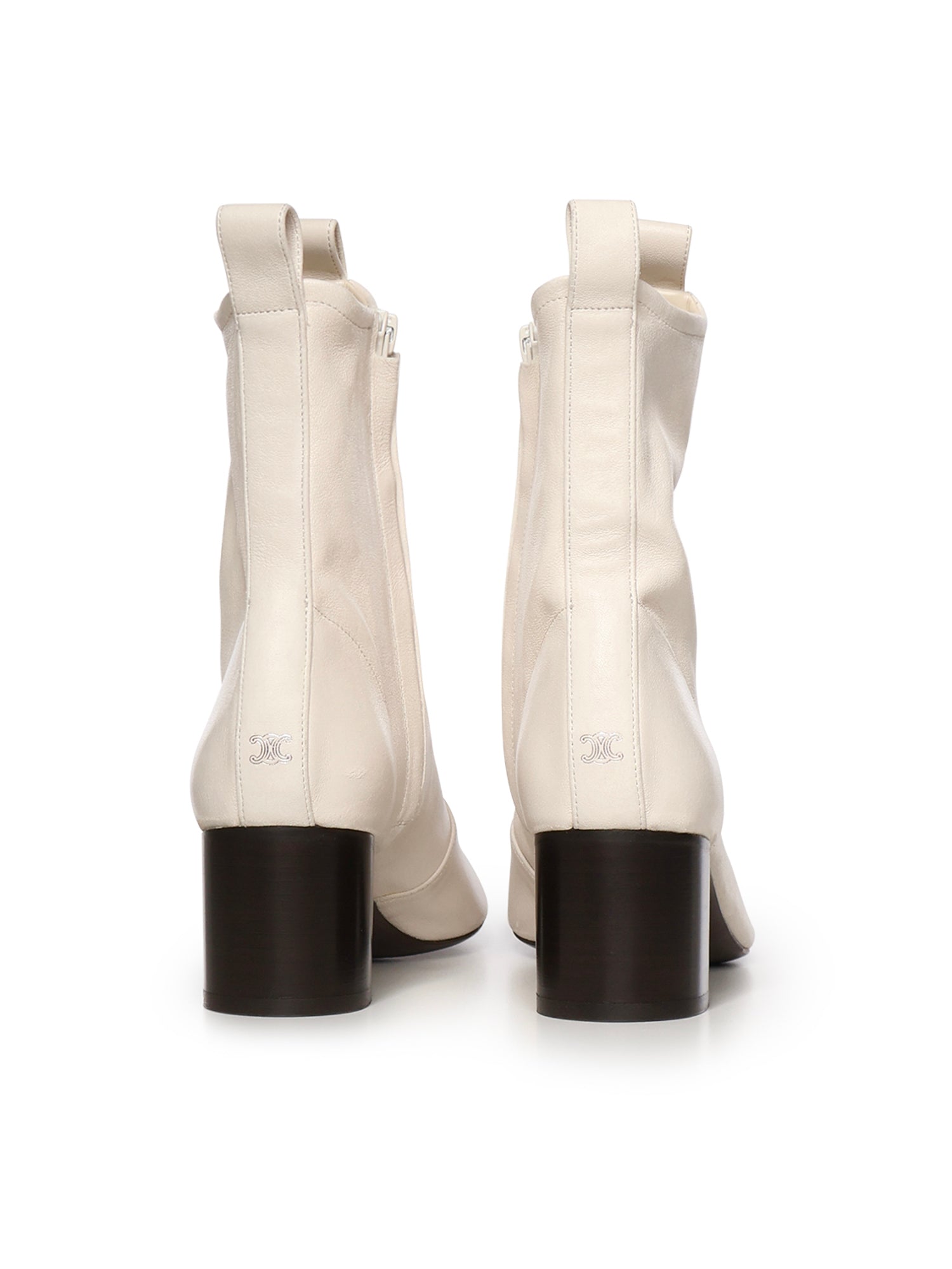 Céline Boots White Lambskin
