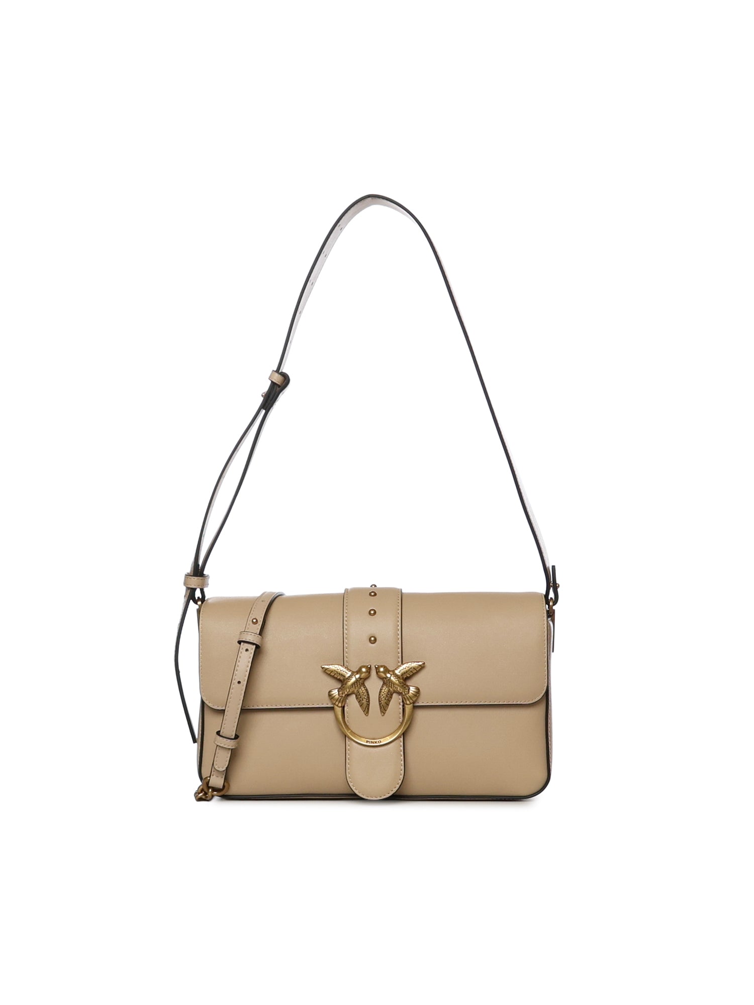 Pinko Bags Beige Cowskin
