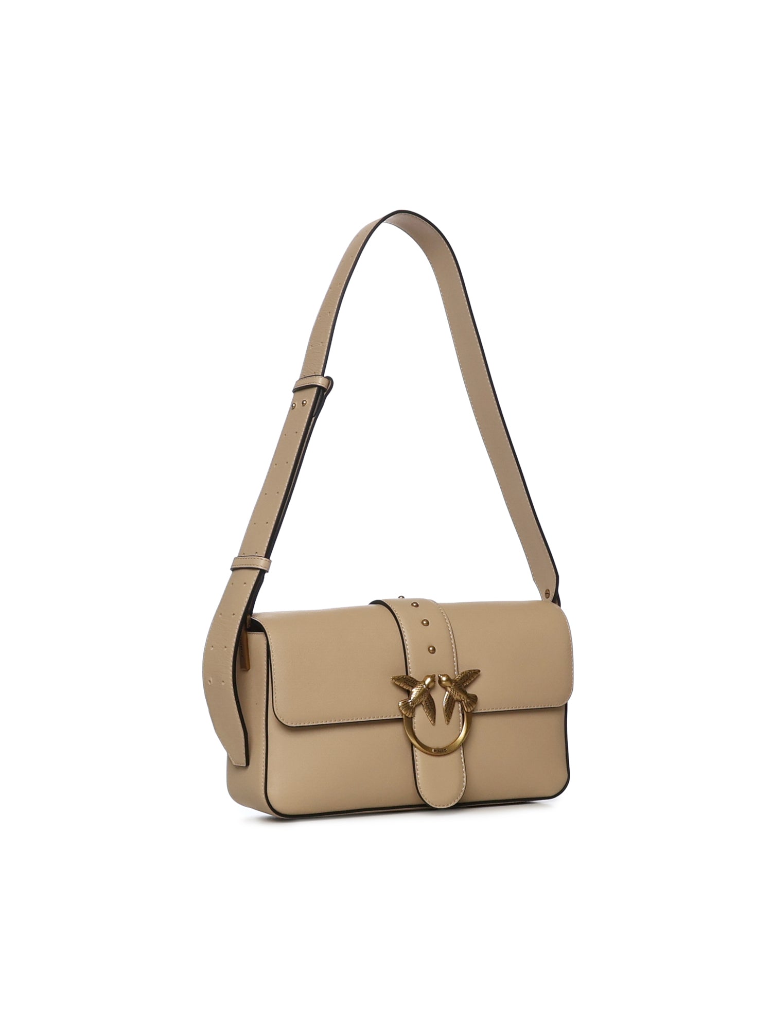 Pinko Bags Beige Cowskin