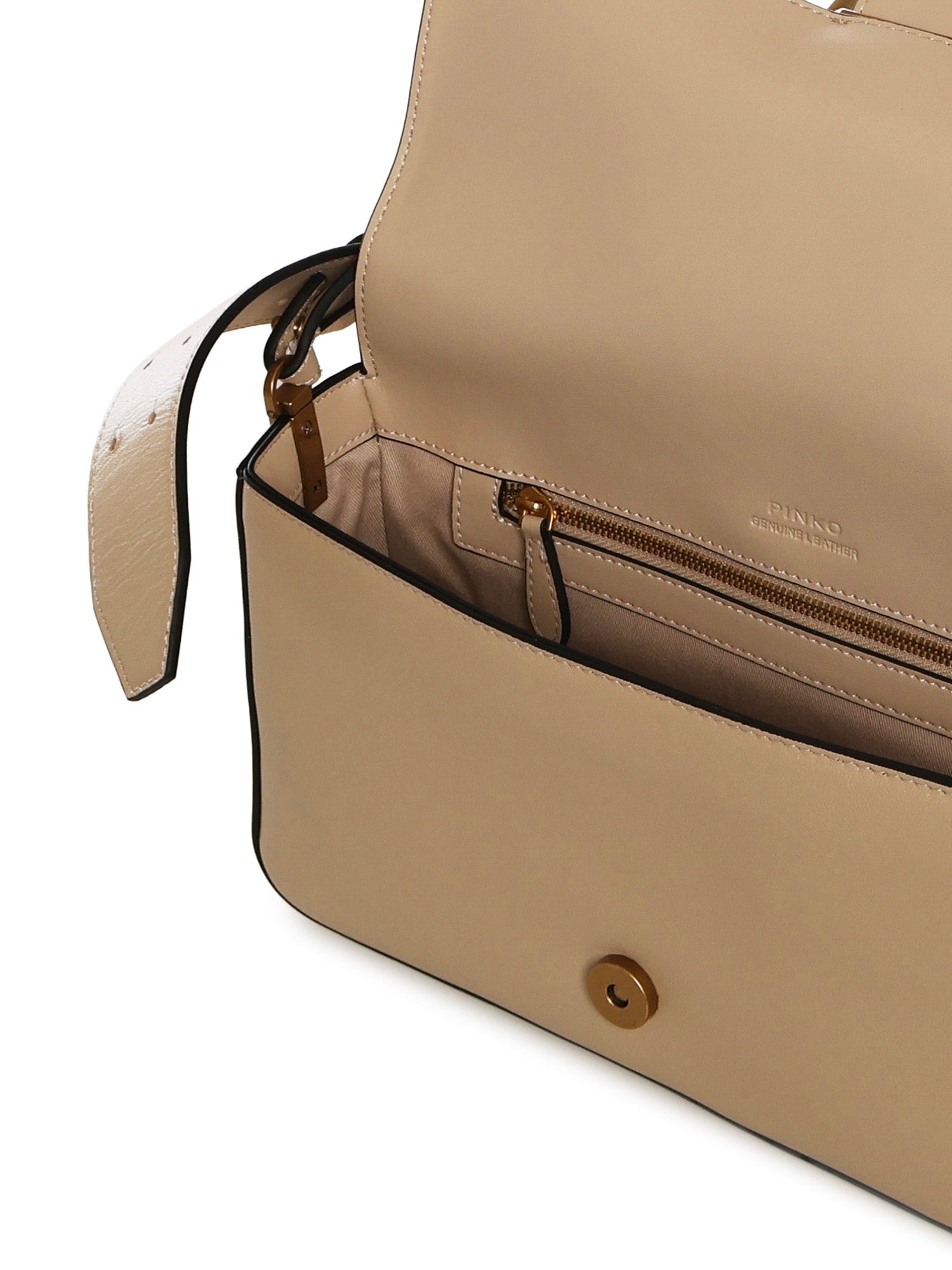 Pinko Bags Beige Cowskin