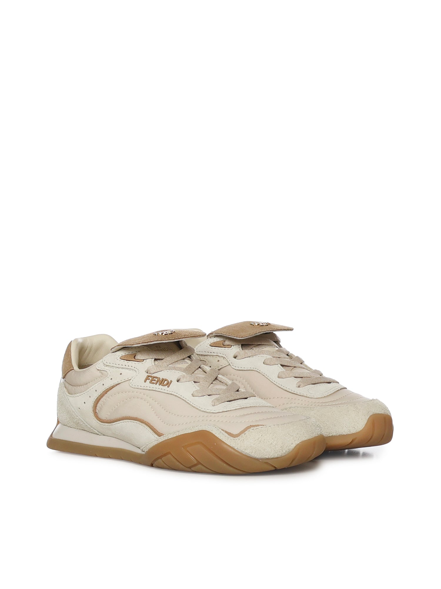 Fendi Sneakers White Calfskin